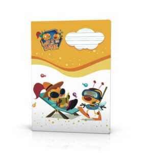 ZVEZEK LILI IN BINE A4 ČRTAN LATAJN Z VMESNO ČRTO LATAJN