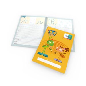 ZVEZEK LILI IN BINE A4 ČRTAN ABC LATAJN MALE IN VELIKE PISANE ČRKE