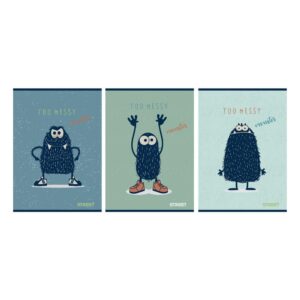 ZVEZEK A5 MP ČRTAN 54L STREET MONSTERS Z ROBOM